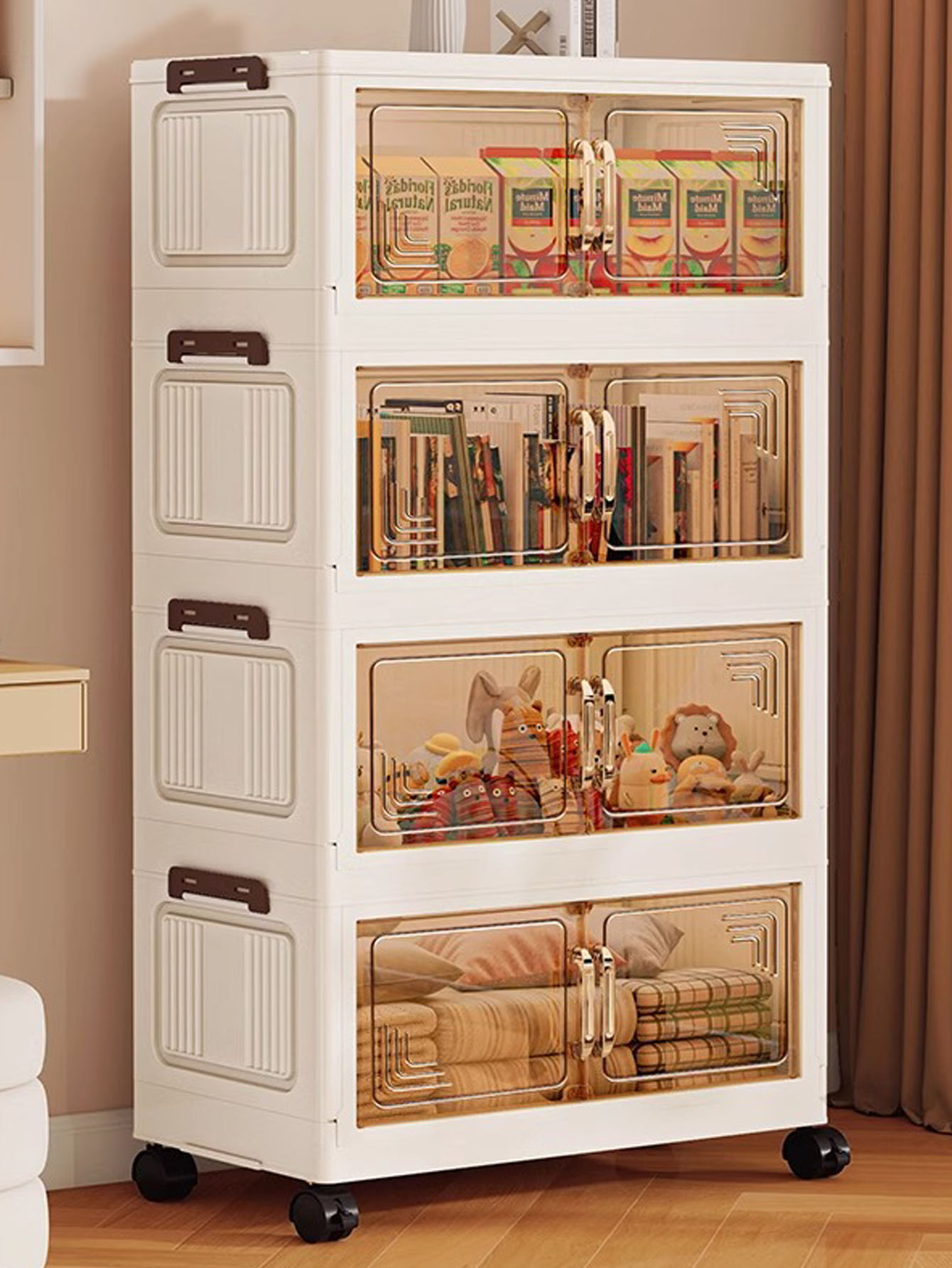 Baby Clothing Storage - Thickened baby wardrobe baby storage cabinet