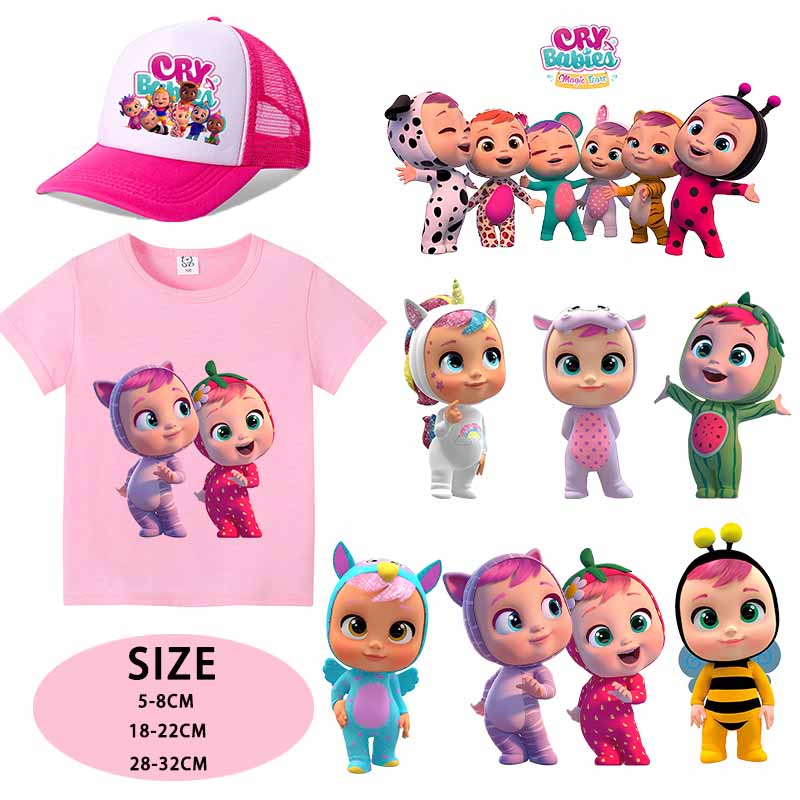 Baby Clothing Discount - Crying Babies Iron on Patches Cute