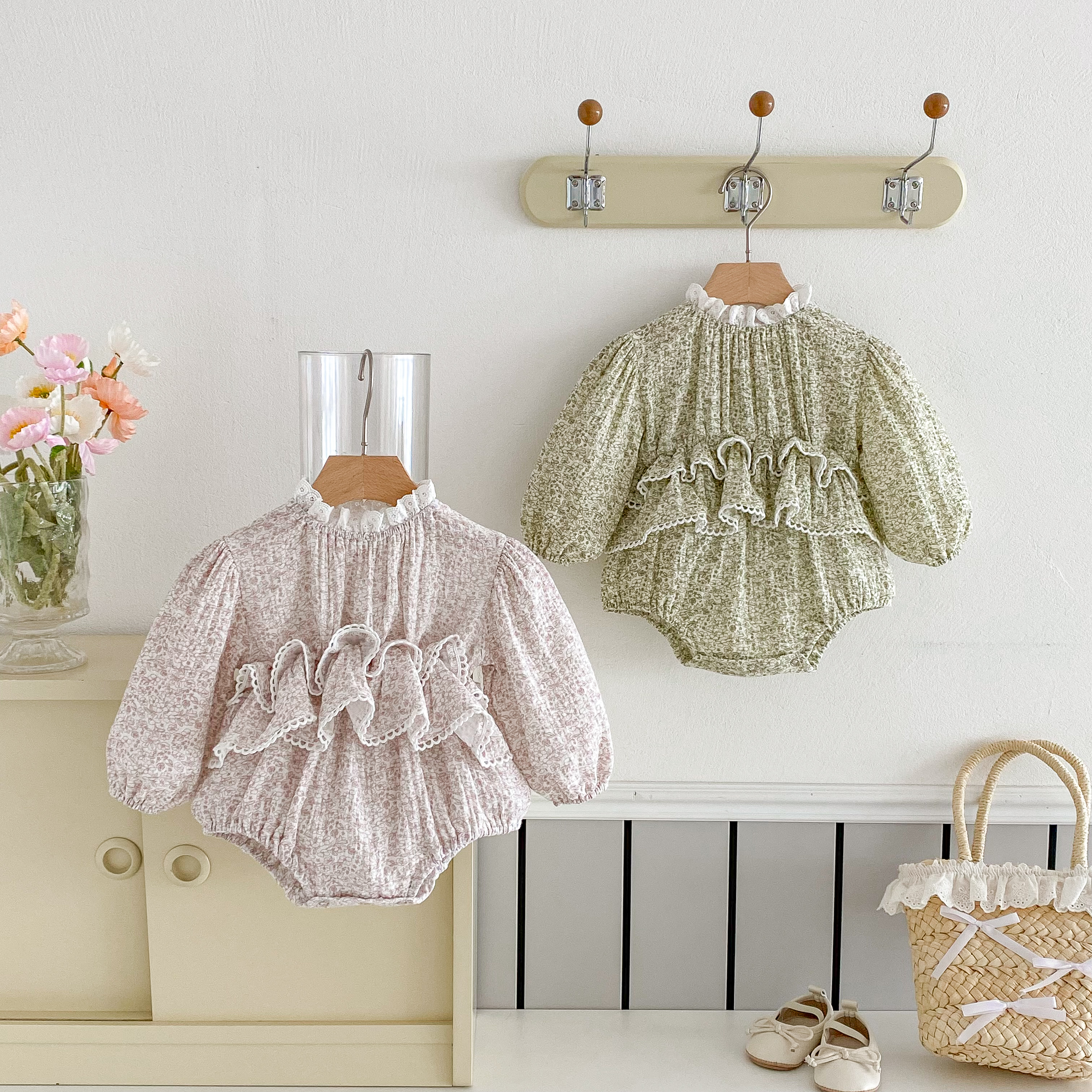Baby Clothing Brands - Sweet Newborn Baby Girls Double Layers