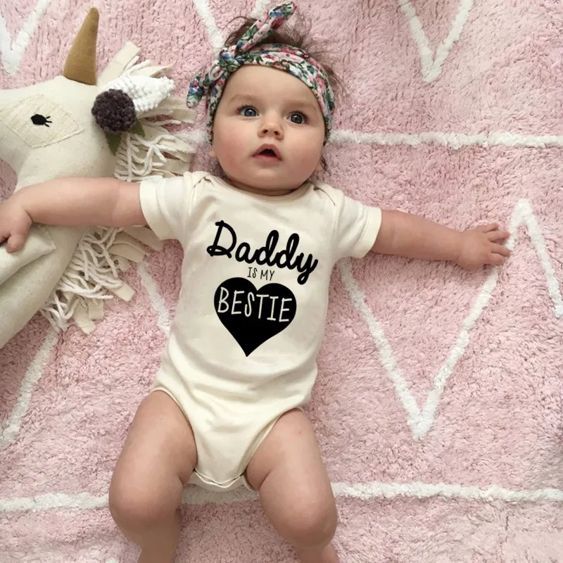 Daddy Is My Bestie Cute Baby B – Baby Clothing Online recenzja i cena