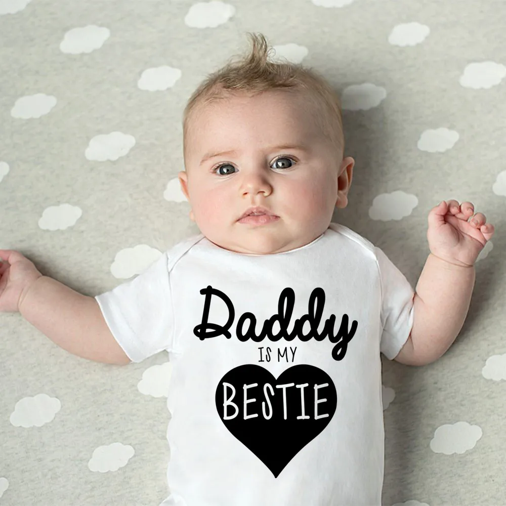 Daddy Is My Bestie Cute Baby B – Baby Clothing Online recenzja i cena