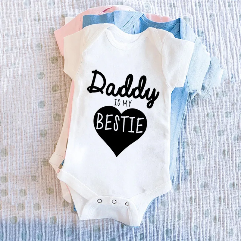 Daddy Is My Bestie Cute Baby B – Baby Clothing Online recenzja i cena