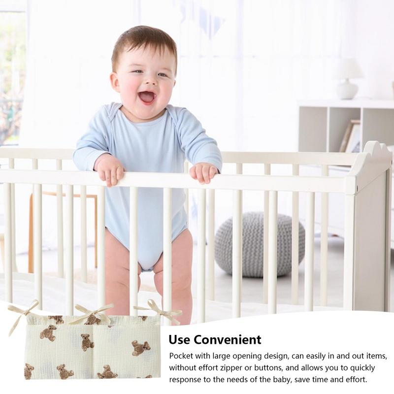 Baby Crib Organizer Cot Caddy  – Baby Clothing Storage recenzja i cena