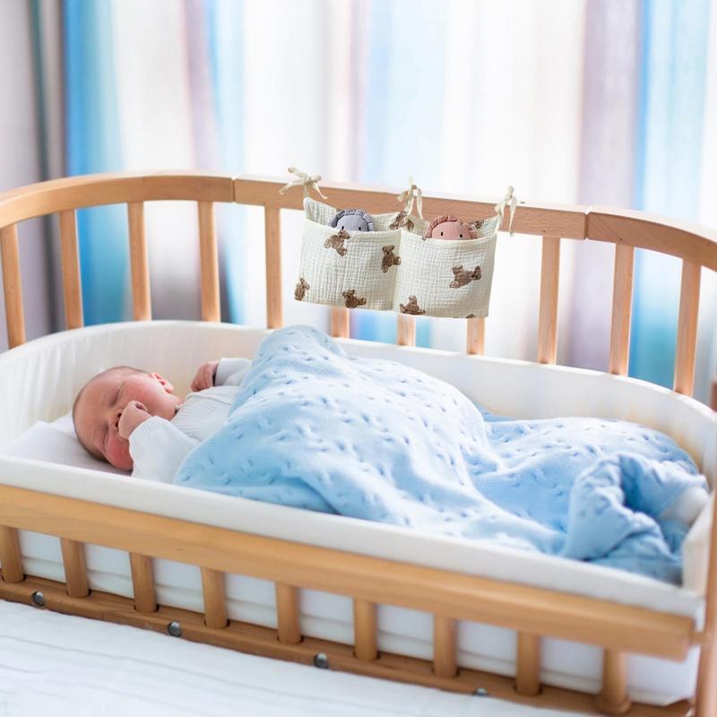Baby Crib Organizer Cot Caddy  – Baby Clothing Storage recenzja i cena