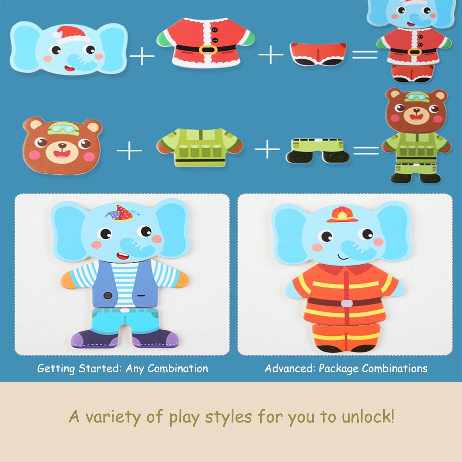 Wooden Jigsaw Bear Family Puzz – Baby Clothing Storage recenzja i cena
