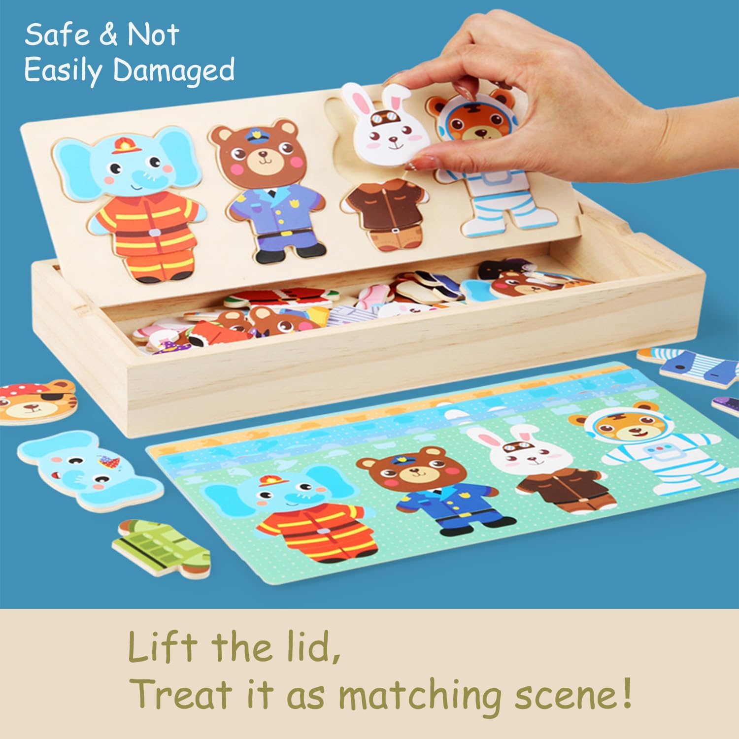 Wooden Jigsaw Bear Family Puzz – Baby Clothing Storage recenzja i cena