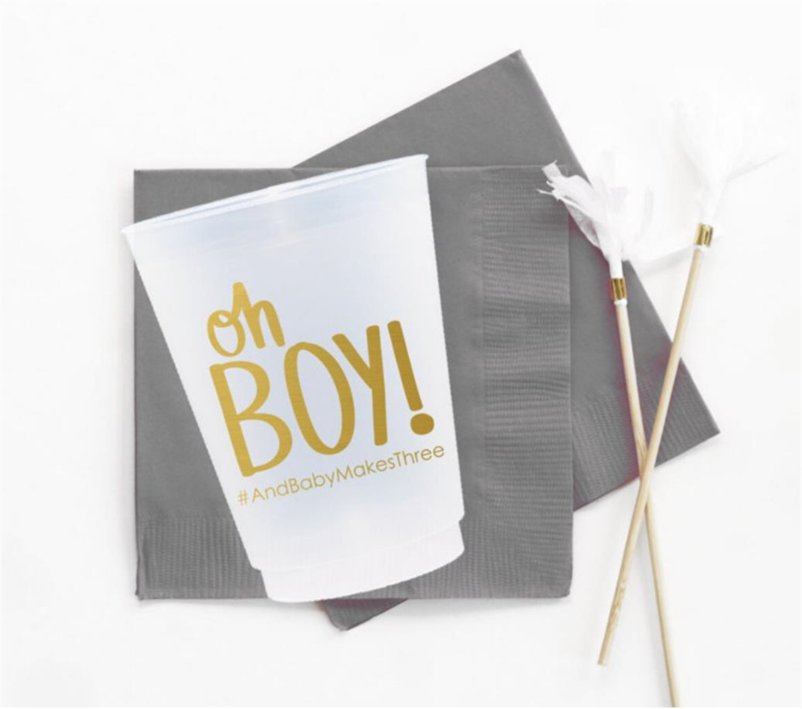 Oh Boy Baby Shower Cups Person – Baby Clothing Ideas recenzja i cena