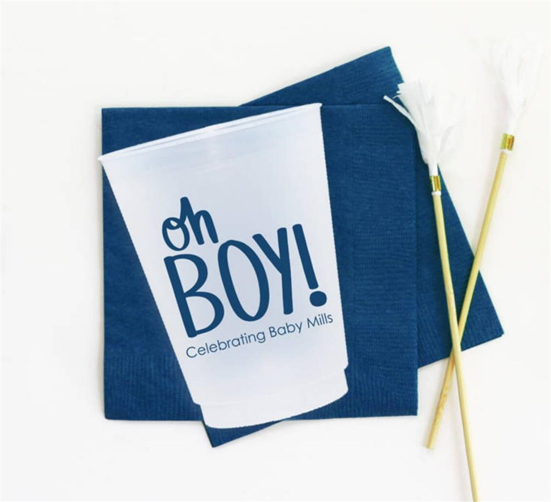 Oh Boy Baby Shower Cups Person – Baby Clothing Ideas recenzja i cena