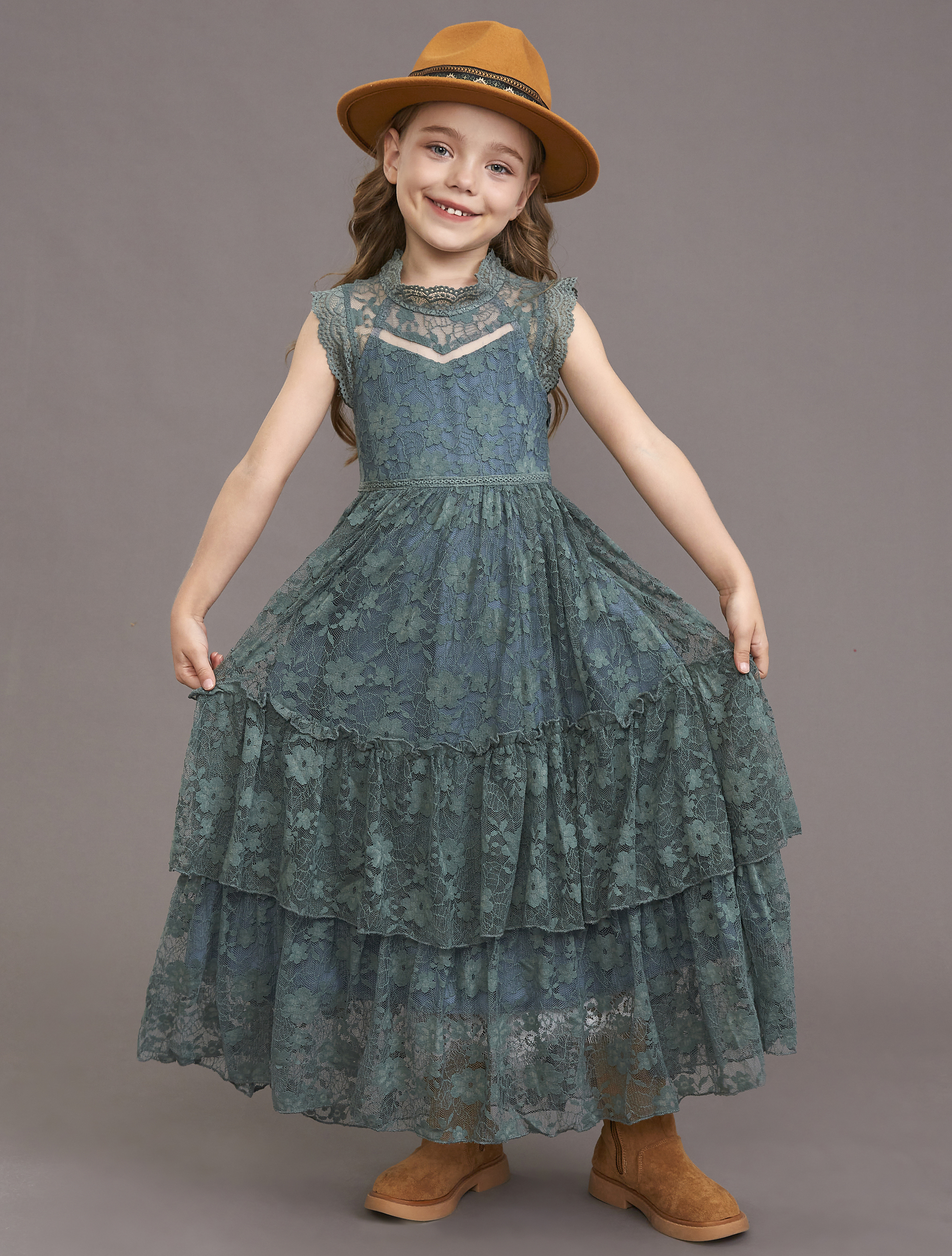 Girls Flower Dress Lace Cotton – Baby Clothing Discount recenzja i cena