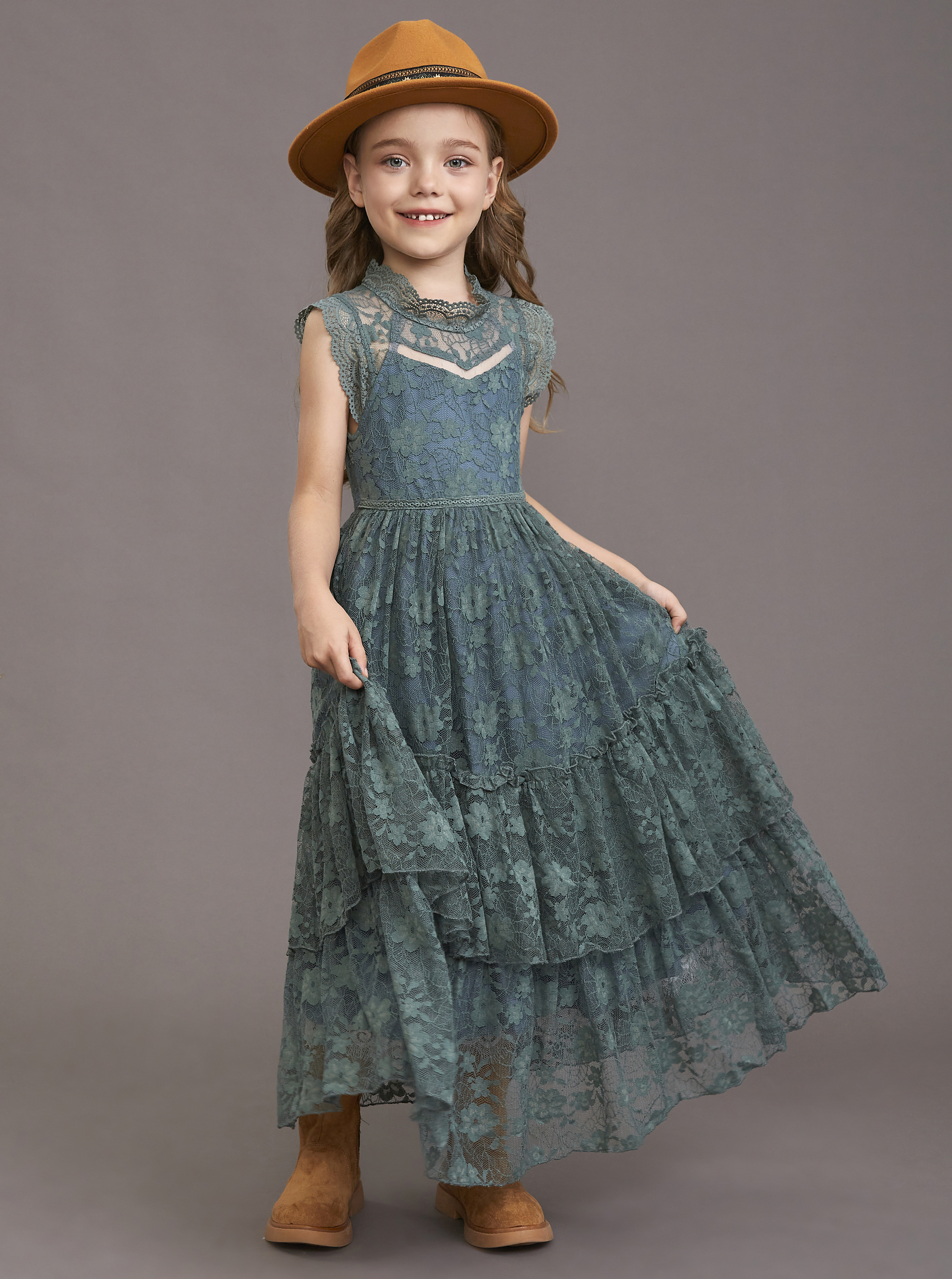 Girls Flower Dress Lace Cotton – Baby Clothing Discount recenzja i cena