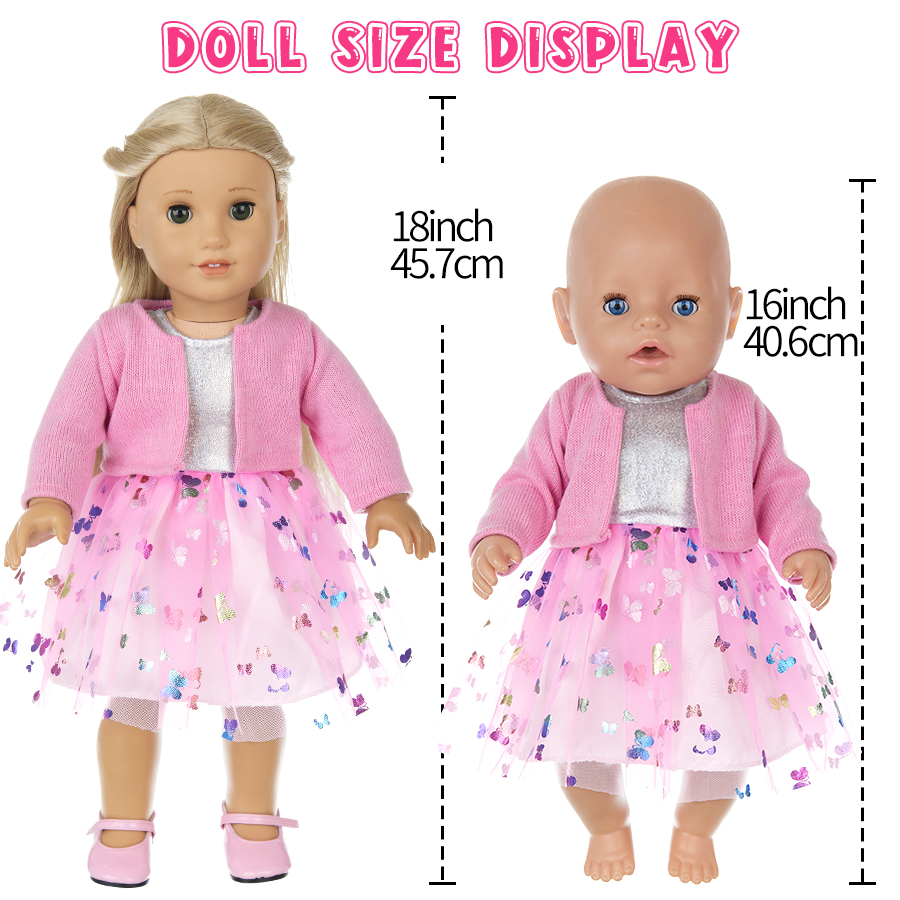 Doll Clothes for 16-18Inch 40- – Baby Clothing Discount recenzja i cena
