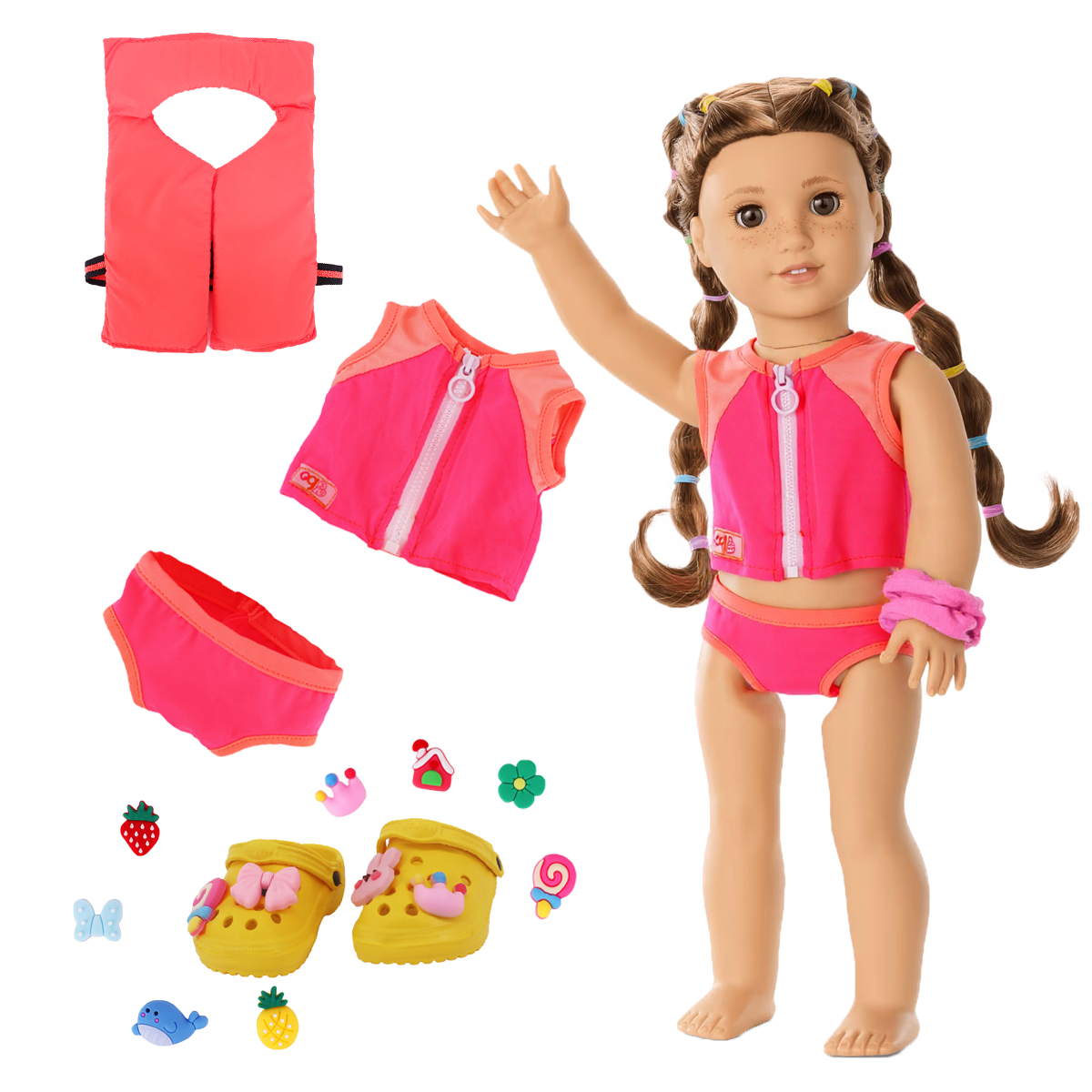 Head Flower Swimsuit Fish Scal – Baby Clothing Discount recenzja i cena