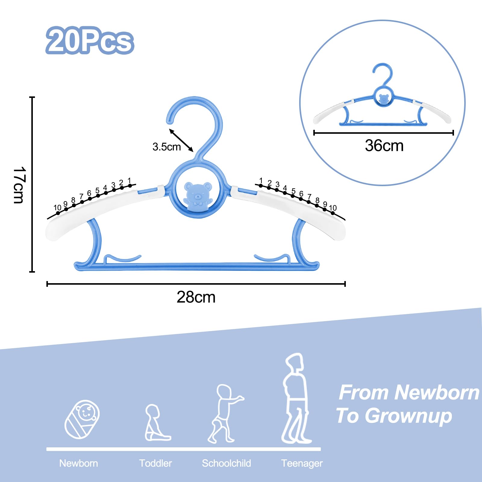 Non-slip Baby Clothes Hanger A – Baby Clothing Storage recenzja i cena