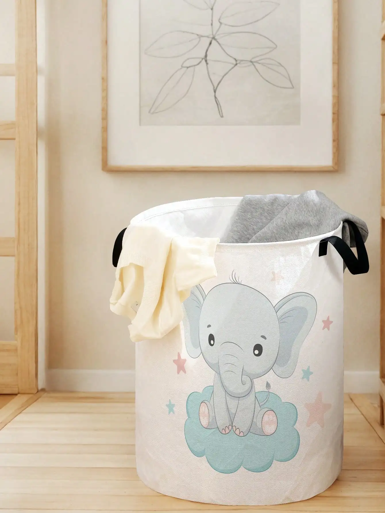 1pc Cute Elephant Pattern Fold – Baby Clothing Storage recenzja i cena